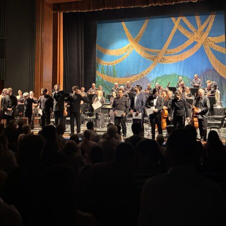 Photo from the masterclass sessions with conductor Gaddiel Dombrowner